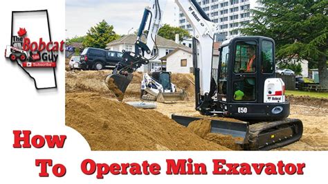 how to operate mini excavator on hill|youtube mini excavators at work.